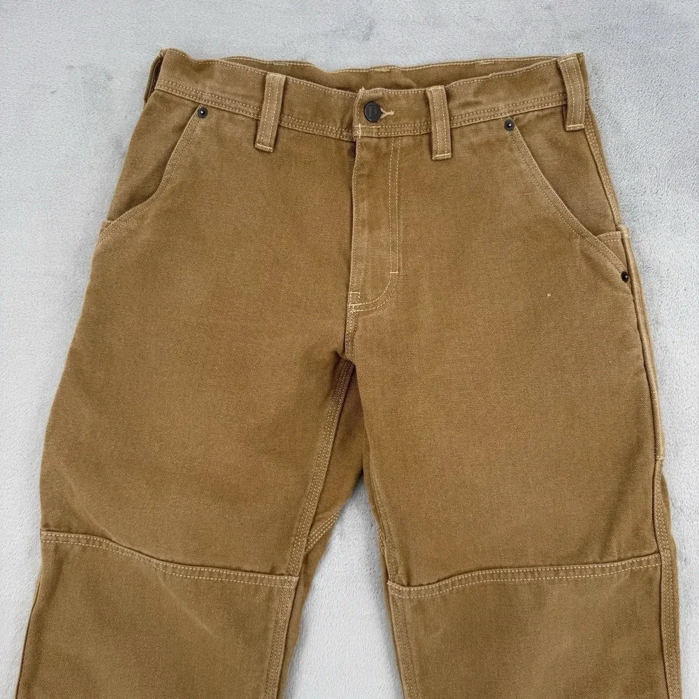 Patagonia Pants Womens 30 Iron Forge Hemp Canvas Double Knees Brown Outdoor - Picture 11 of 15